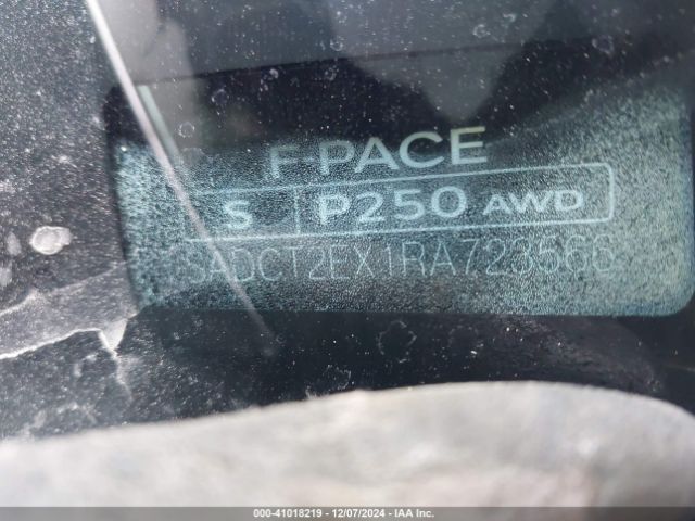 Photo 8 VIN: SADCT2EX1RA723566 - JAGUAR F-PACE 