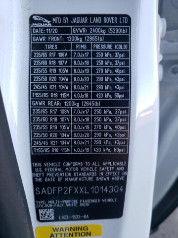 Photo 11 VIN: SADFP2FXXL1014304 - JAGUAR E-PACE SE 