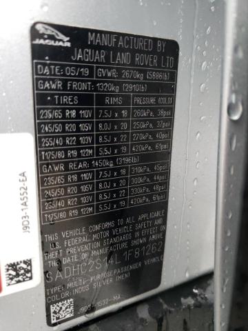 Photo 13 VIN: SADHC2S14L1F81262 - JAGUAR I-PACE SE 