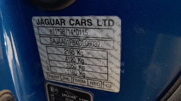 Photo 2 VIN: SAJAA01F8XGL06032 - JAGUAR S TYPE 