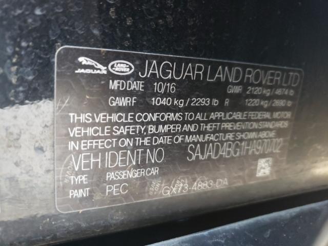 Photo 9 VIN: SAJAD4BG1HA970702 - JAGUAR XE PREMIUM 