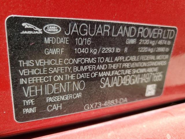 Photo 11 VIN: SAJAD4BGXHA971685 - JAGUAR XE PREMIUM 