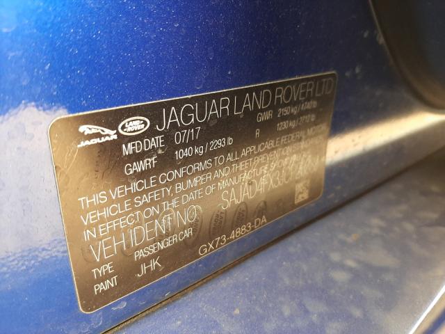 Photo 9 VIN: SAJAD4FX3JC026389 - JAGUAR XE PREMIUM 