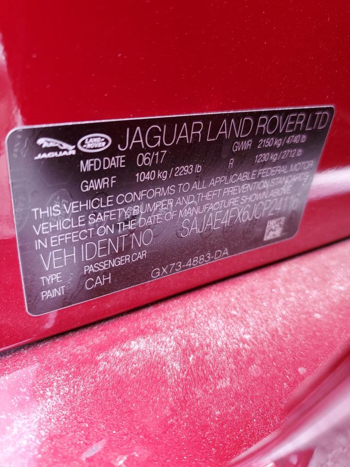 Photo 11 VIN: SAJAE4FX6JCP24116 - JAGUAR XE 