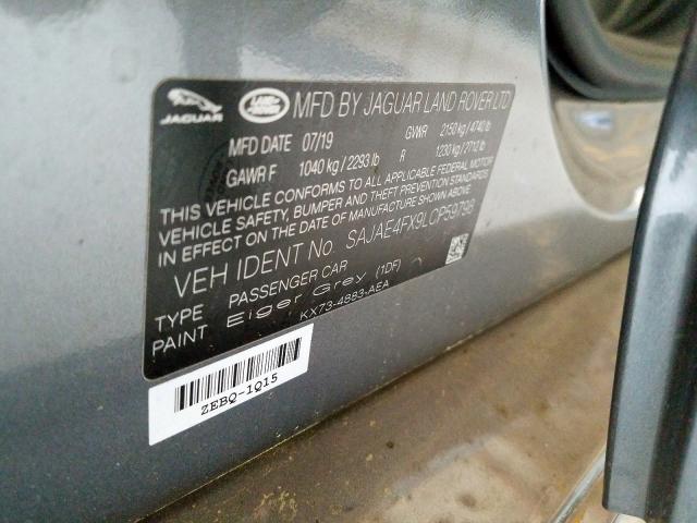 Photo 9 VIN: SAJAE4FX9LCP59798 - JAGUAR XE 