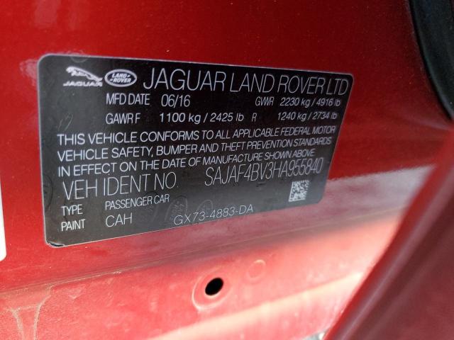 Photo 11 VIN: SAJAF4BV3HA955840 - JAGUAR XE R - SPO 