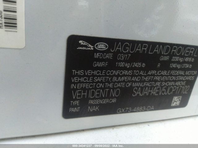 Photo 8 VIN: SAJAH4EV5JCP17102 - JAGUAR XE 