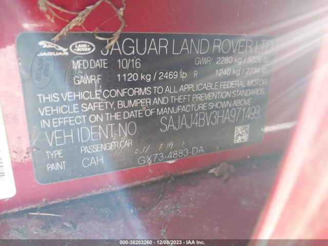 Photo 8 VIN: SAJAJ4BV3HA971499 - JAGUAR XE 