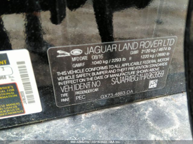 Photo 8 VIN: SAJAR4BG1HA963959 - JAGUAR XE 