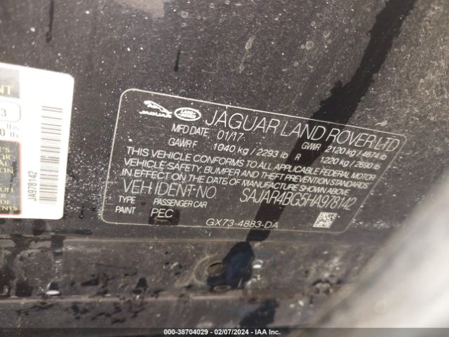 Photo 8 VIN: SAJAR4BG5HA978142 - JAGUAR XE 