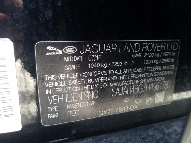 Photo 9 VIN: SAJAR4BG7HA961780 - JAGUAR XE 