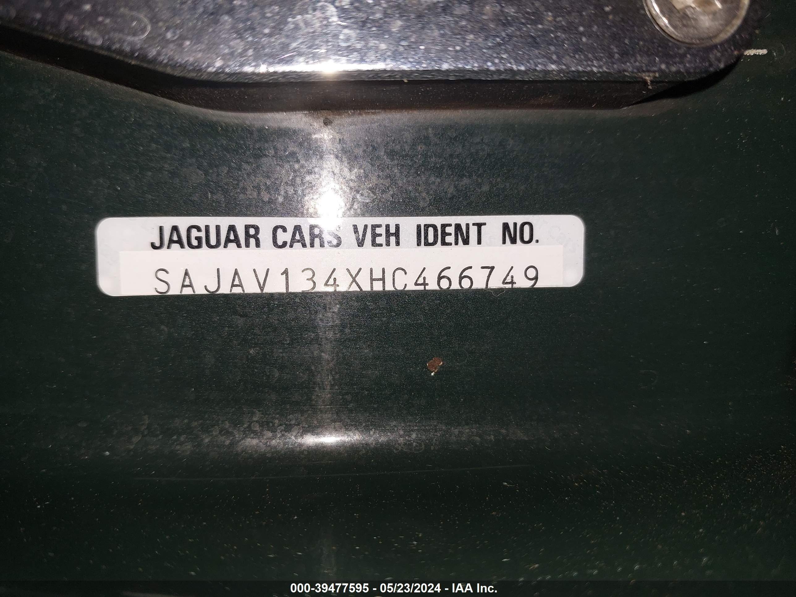 Photo 8 VIN: SAJAV134XHC466749 - JAGUAR XJ6 