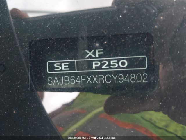 Photo 8 VIN: SAJB64FXXRCY94802 - JAGUAR XF 