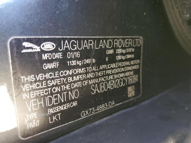 Photo 9 VIN: SAJBD4BV2GCY16084 - JAGUAR XF PREMIUM 