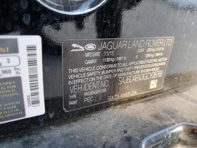 Photo 11 VIN: SAJBD4BV3GCY08768 - JAGUAR XF 