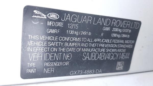 Photo 4 VIN: SAJBD4BV4GCY14644 - JAGUAR XF 