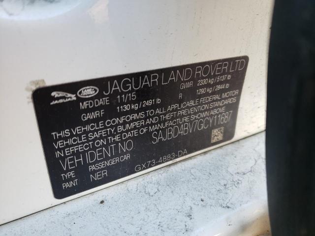 Photo 9 VIN: SAJBD4BV7GCY11687 - JAGUAR XF PREMIUM 