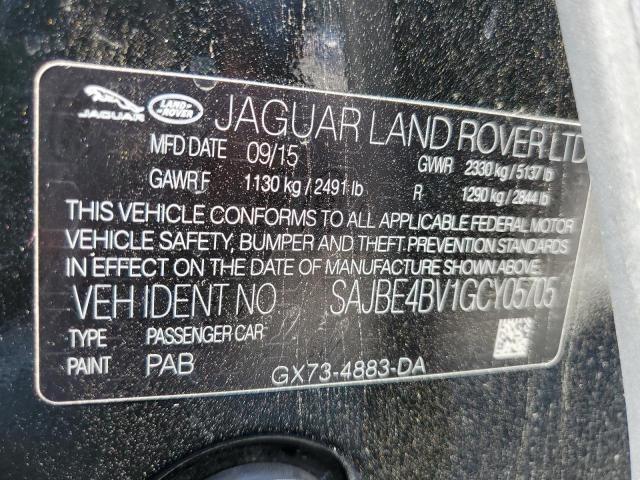 Photo 11 VIN: SAJBE4BV1GCY05705 - JAGUAR XF PRESTIG 