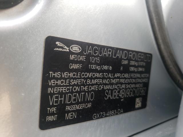 Photo 9 VIN: SAJBE4BV9GCY07962 - JAGUAR XF PRESTIG 