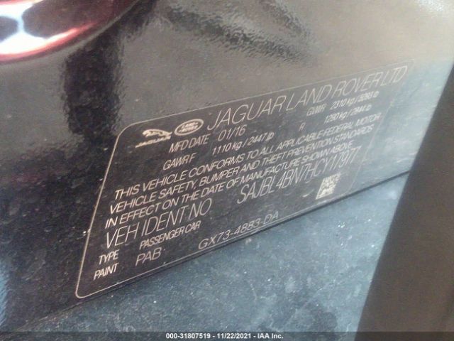 Photo 8 VIN: SAJBL4BN7HCY17977 - JAGUAR XF 