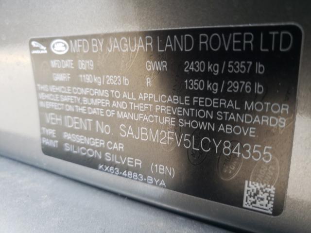 Photo 9 VIN: SAJBM2FV5LCY84355 - JAGUAR XF S 