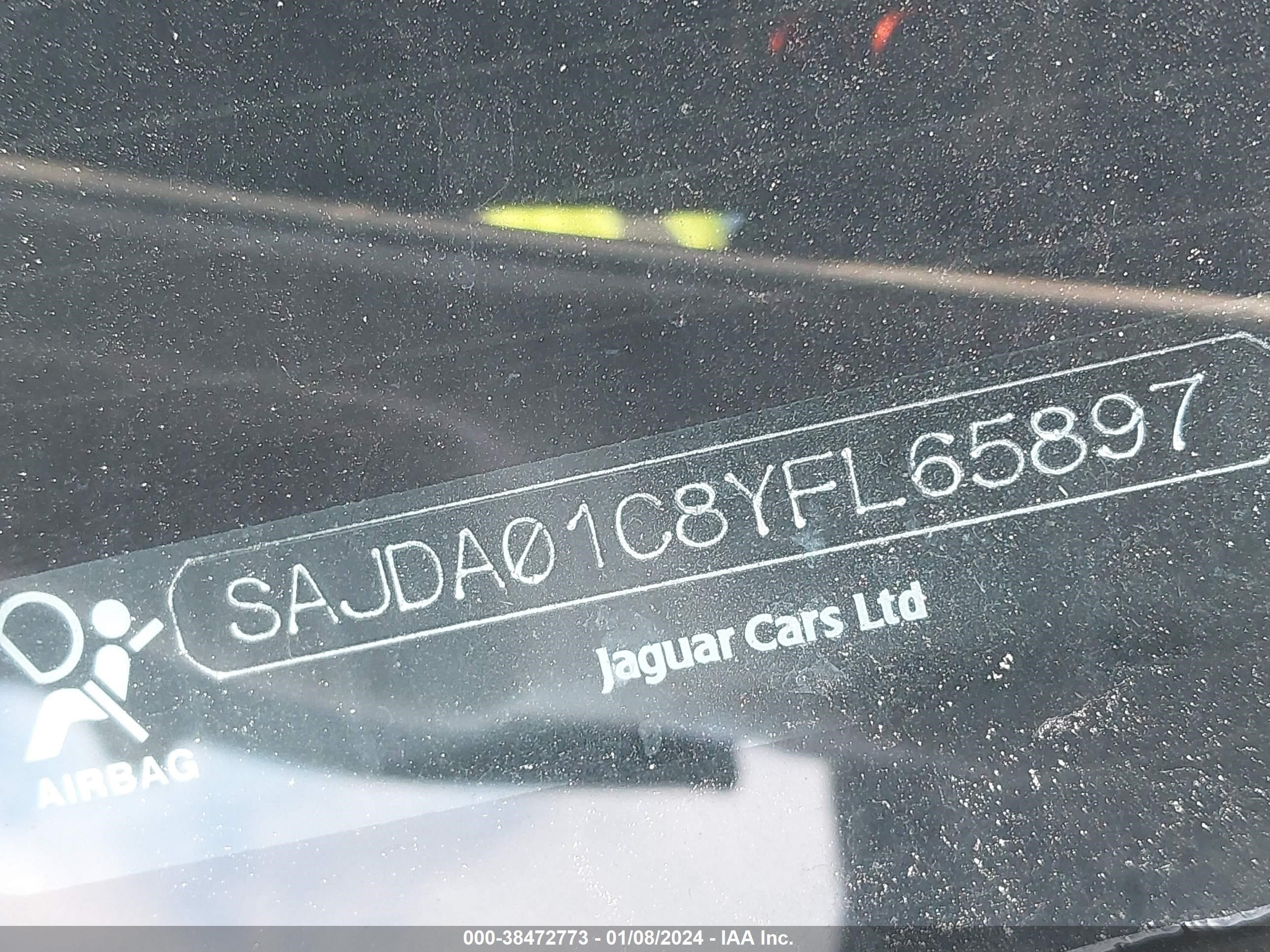 Photo 8 VIN: SAJDA01C8YFL65897 - JAGUAR S-TYPE 