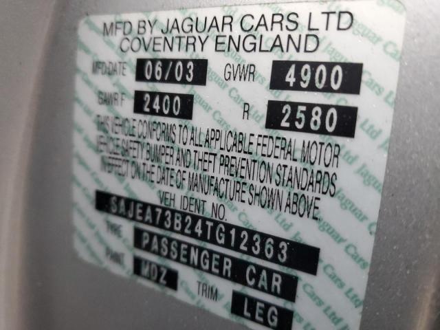 Photo 11 VIN: SAJEA73B24TG12363 - JAGUAR XJR S 