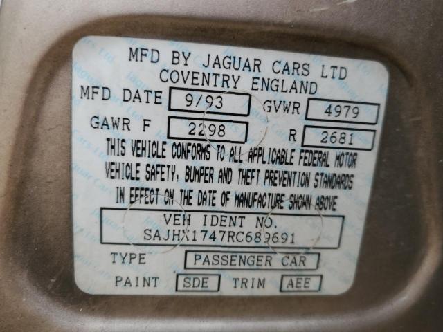 Photo 11 VIN: SAJHX1747RC689691 - JAGUAR XJ6 