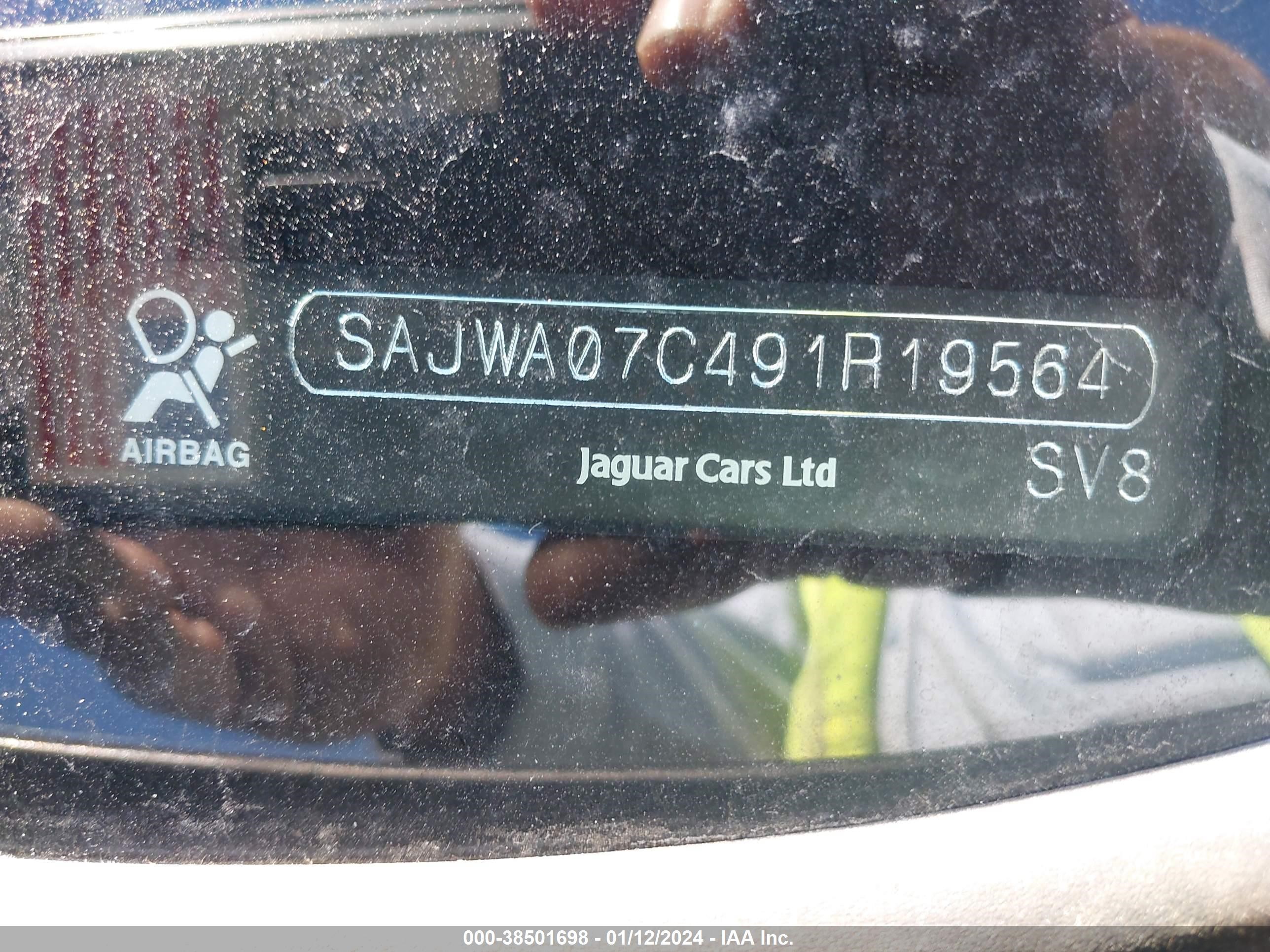 Photo 8 VIN: SAJWA07C491R19564 - JAGUAR XF 