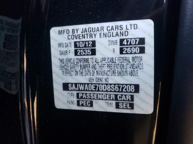 Photo 9 VIN: SAJWA0E70D8S67208 - JAGUAR XF 