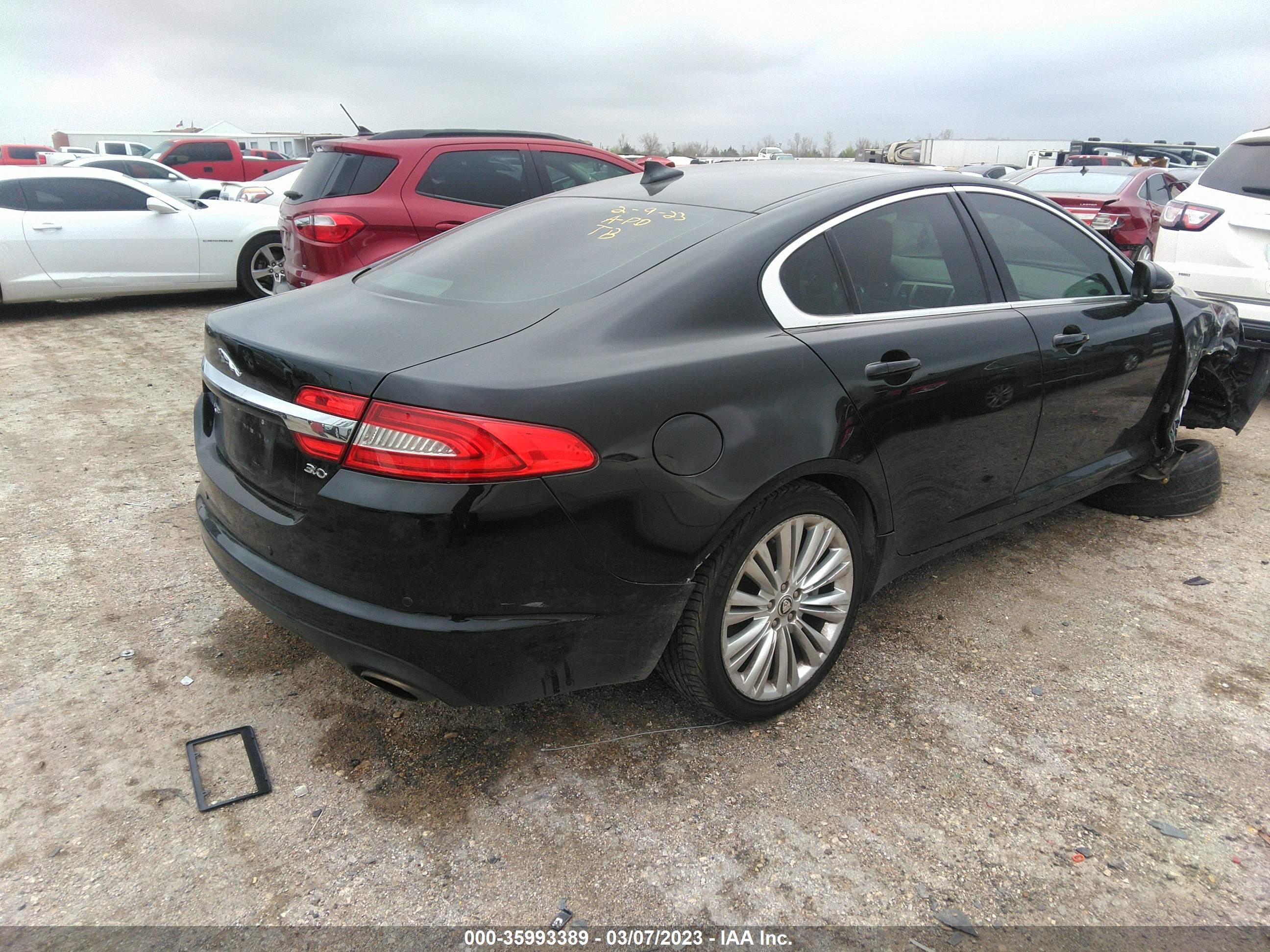 Photo 3 VIN: SAJWA0E71D8S68190 - JAGUAR XF 