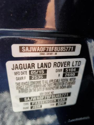 Photo 11 VIN: SAJWA0F78F8U85771 - JAGUAR XF 