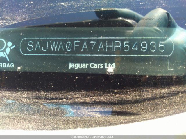 Photo 8 VIN: SAJWA0FA7AHR54935 - JAGUAR XF 