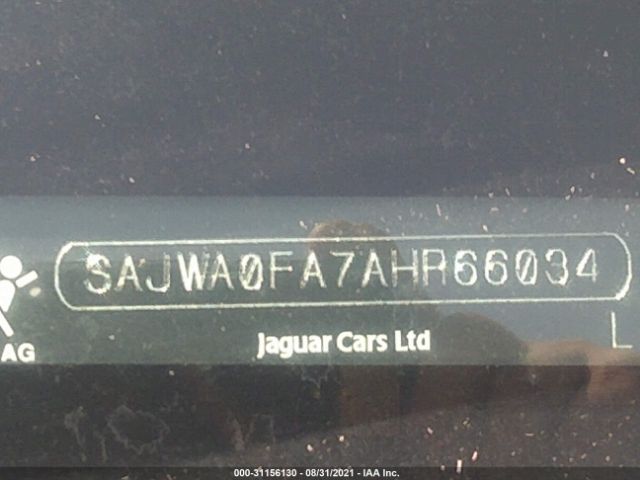 Photo 8 VIN: SAJWA0FA7AHR66034 - JAGUAR XF 