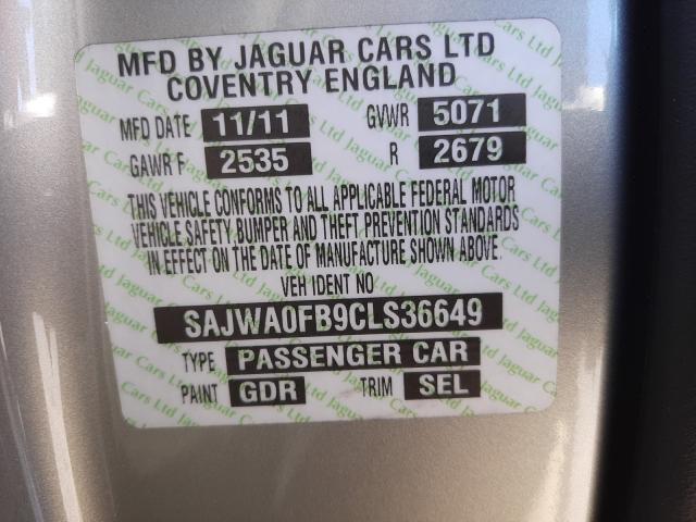 Photo 9 VIN: SAJWA0FB9CLS36649 - JAGUAR XF 