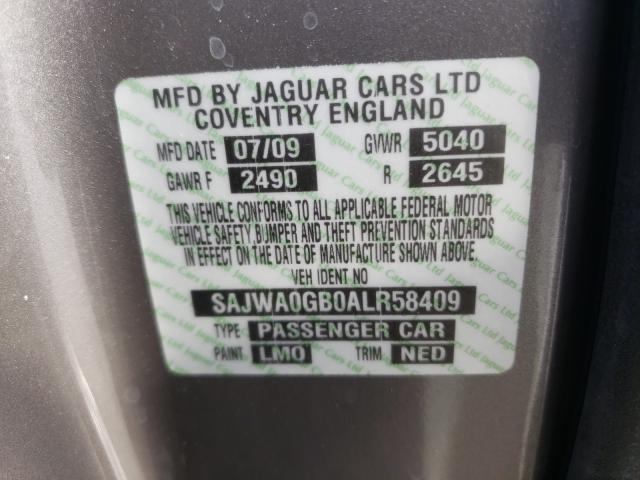 Photo 9 VIN: SAJWA0GB0ALR58409 - JAGUAR XF PREMIUM 