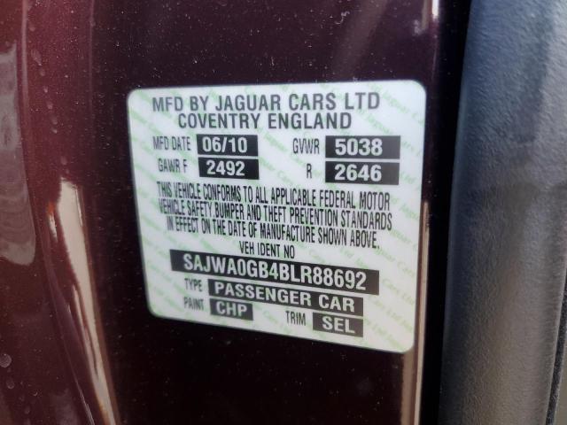 Photo 11 VIN: SAJWA0GB4BLR88692 - JAGUAR XF PREMIUM 