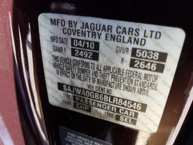 Photo 9 VIN: SAJWA0GB6BLR84546 - JAGUAR XF PREMIUM 