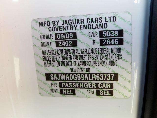 Photo 9 VIN: SAJWA0GB9ALR63737 - JAGUAR XF PREMIUM 