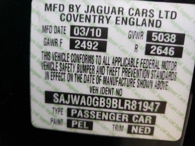 Photo 9 VIN: SAJWA0GB9BLR81947 - JAGUAR XF PREMIUM 