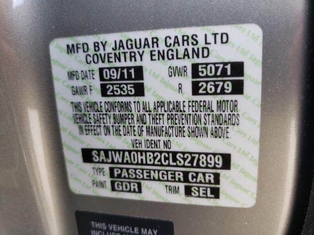 Photo 9 VIN: SAJWA0HB2CLS27899 - JAGUAR XF PORTFOL 