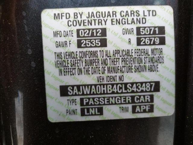 Photo 9 VIN: SAJWA0HB4CLS43487 - JAGUAR XF PORTFOL 