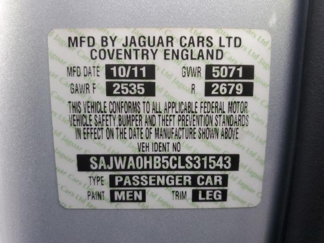 Photo 11 VIN: SAJWA0HB5CLS31543 - JAGUAR XF 