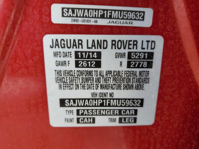 Photo 11 VIN: SAJWA0HP1FMU59632 - JAGUAR XF SUPERCH 