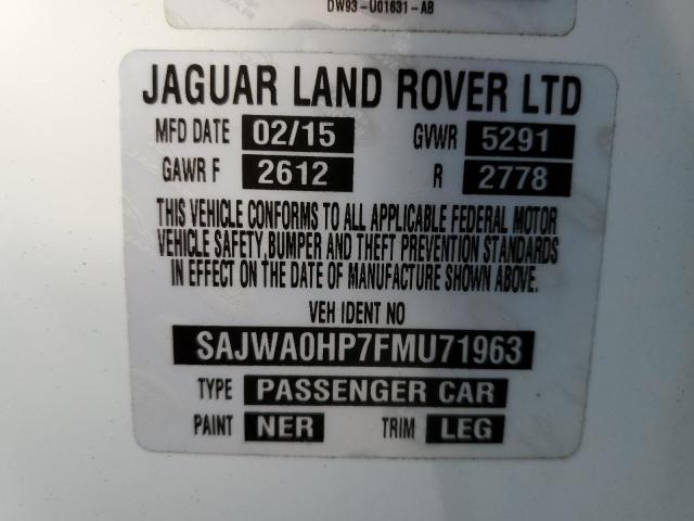 Photo 11 VIN: SAJWA0HP7FMU71963 - JAGUAR XF SUPERCH 