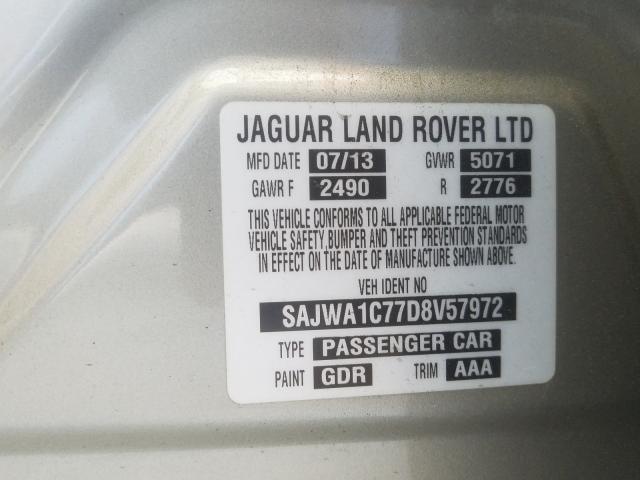 Photo 9 VIN: SAJWA1C77D8V57972 - JAGUAR XJ 