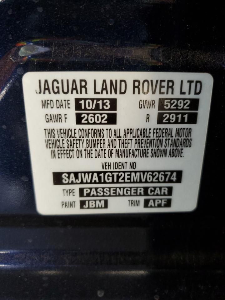 Photo 11 VIN: SAJWA1GT2EMV62674 - JAGUAR XJ 