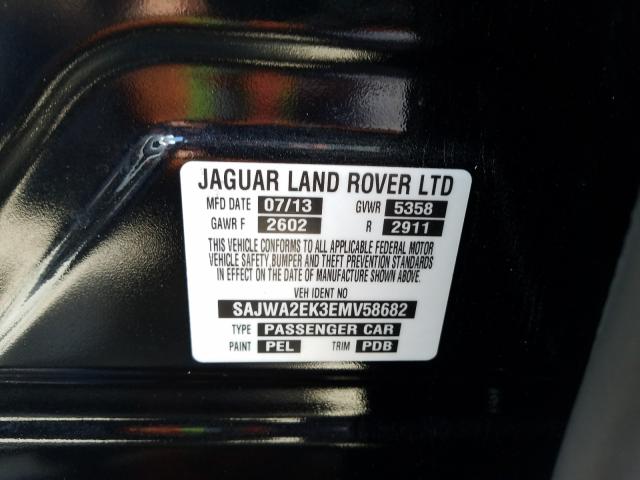 Photo 9 VIN: SAJWA2EK3EMV58682 - JAGUAR XJR 