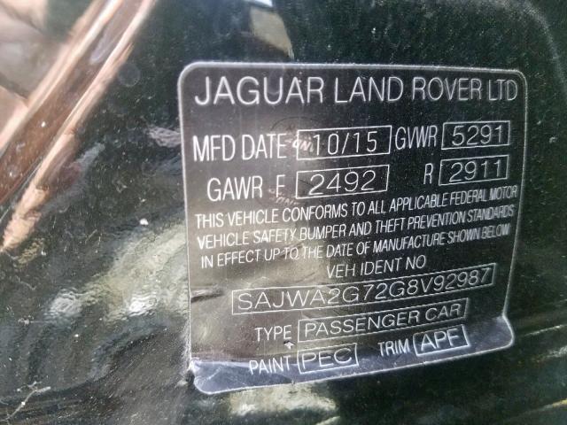 Photo 9 VIN: SAJWA2G72G8V92987 - JAGUAR XJL PORTFO 