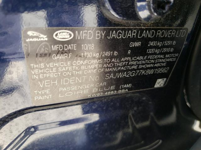 Photo 9 VIN: SAJWA2G77K8W19562 - JAGUAR XJL PORTFO 